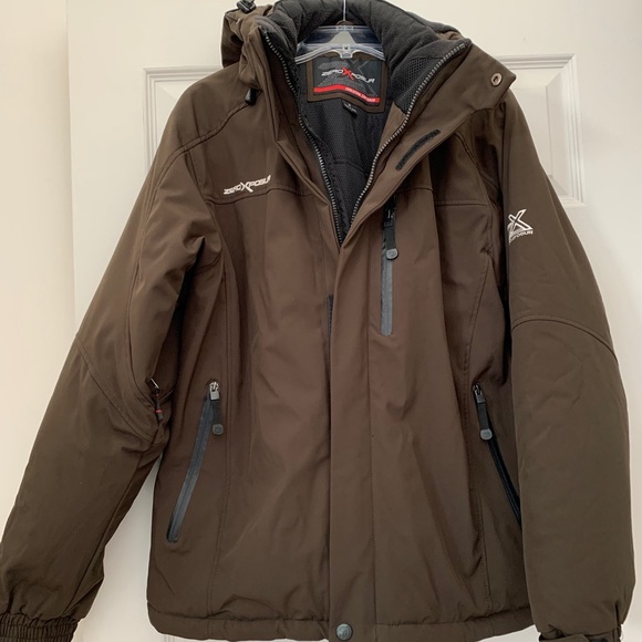 ZeroXposur Other - NWOT ZeroXposur Brown Men’s Winter Hooded Jacket Small